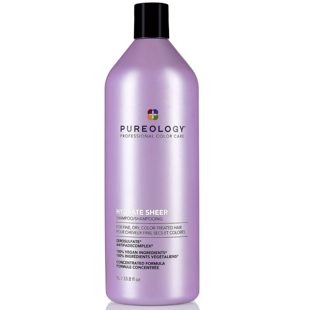 Pureology Hydrate Sheer Shampoo 1000ml, Pureology Hydrate Sheer Shampoo, Pureology Hydrate Sheer, Hydrate Sheer Shampoo, Pureology