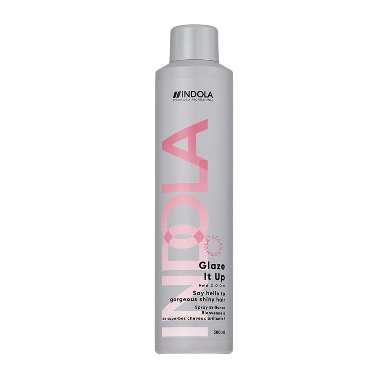 Indola Glaze It Up 300ml shine spray for glossy finish and smooth hair styling