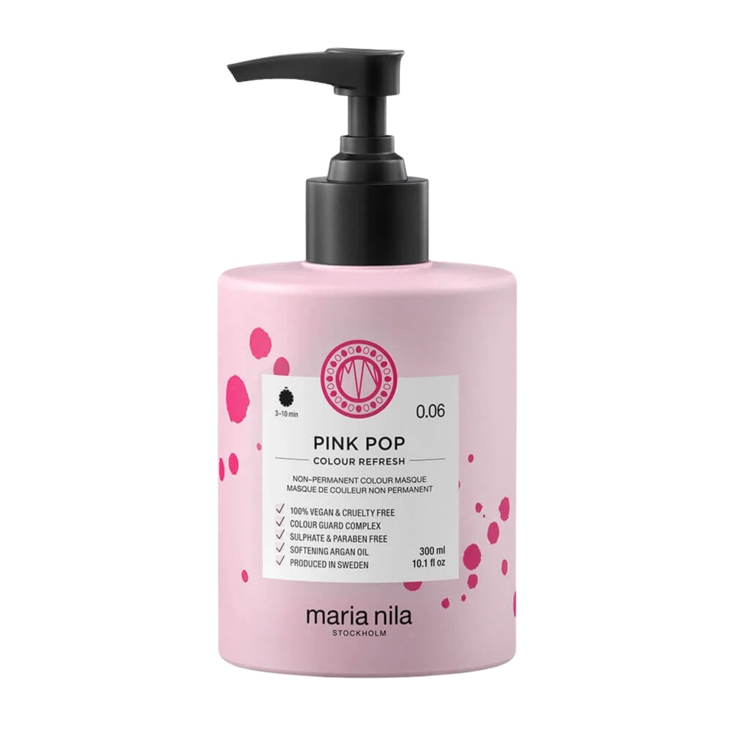 Maria Nila Colour Refresh Pink Pop 300ml pink colour depositing hair mask