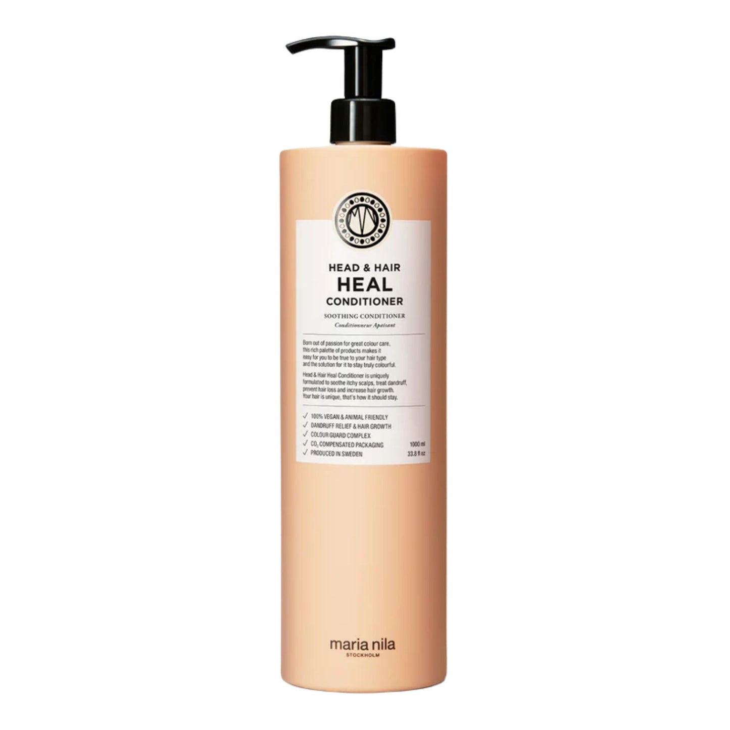 Maria Nila Head & Hair Heal Conditioner 1000ml large scalp care conditioner for dry and sensitive scalp