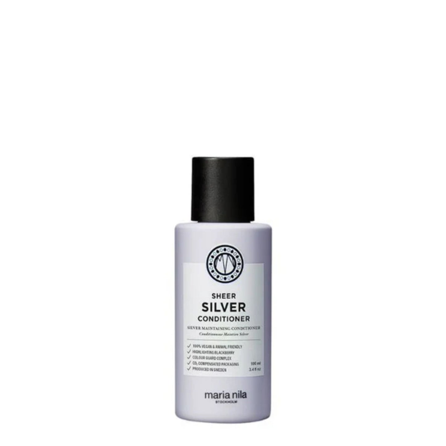 Maria Nila Sheer Silver Conditioner 100ml purple conditioner for blonde and grey hair toning