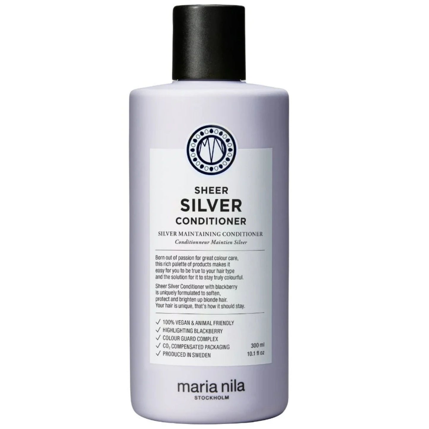 Maria Nila Sheer Silver Conditioner 300ml purple toning conditioner for blonde and grey hair