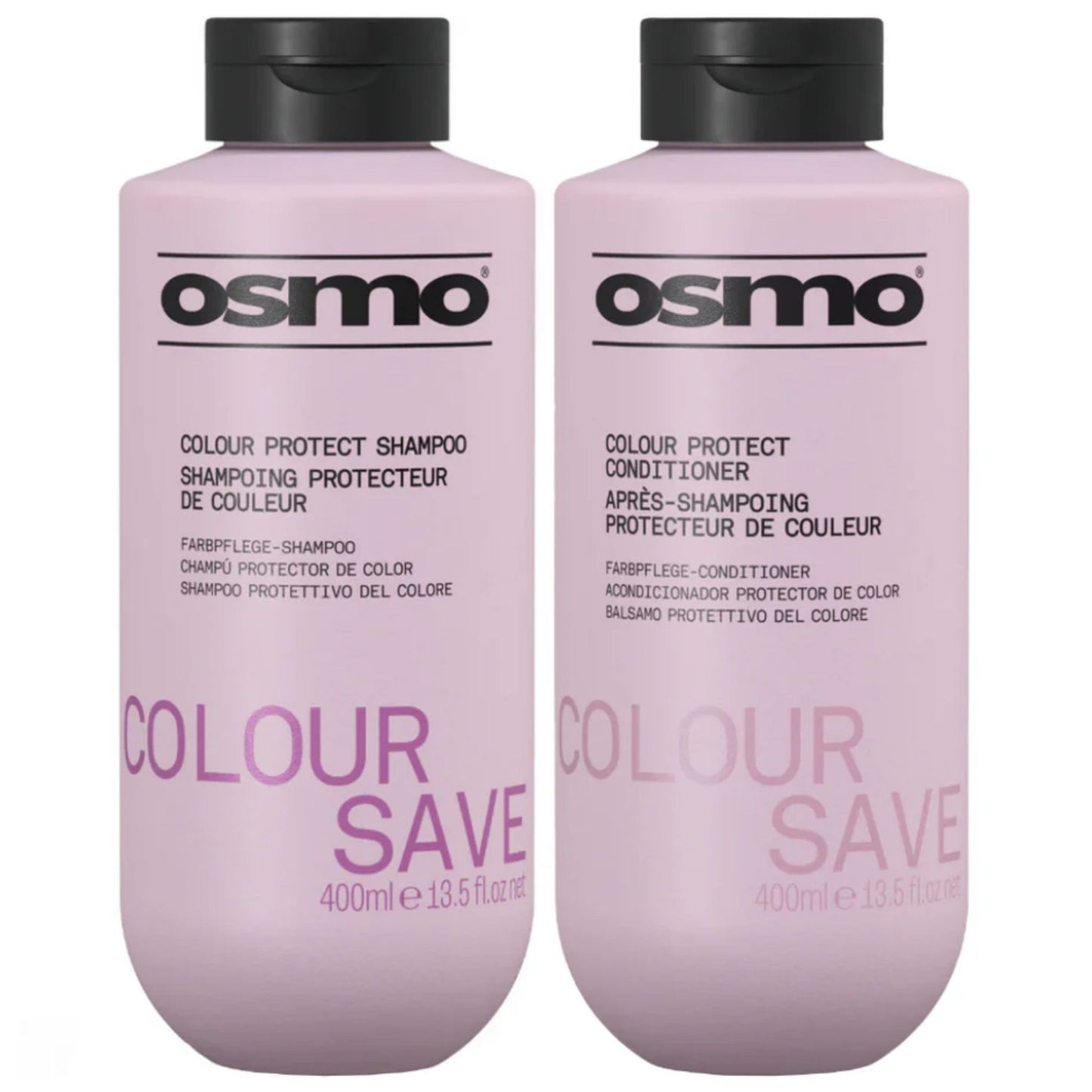 Osmo Colour Save Colour Protect Shampoo & Conditioner Duo 400ml professional haircare set for coloured hair