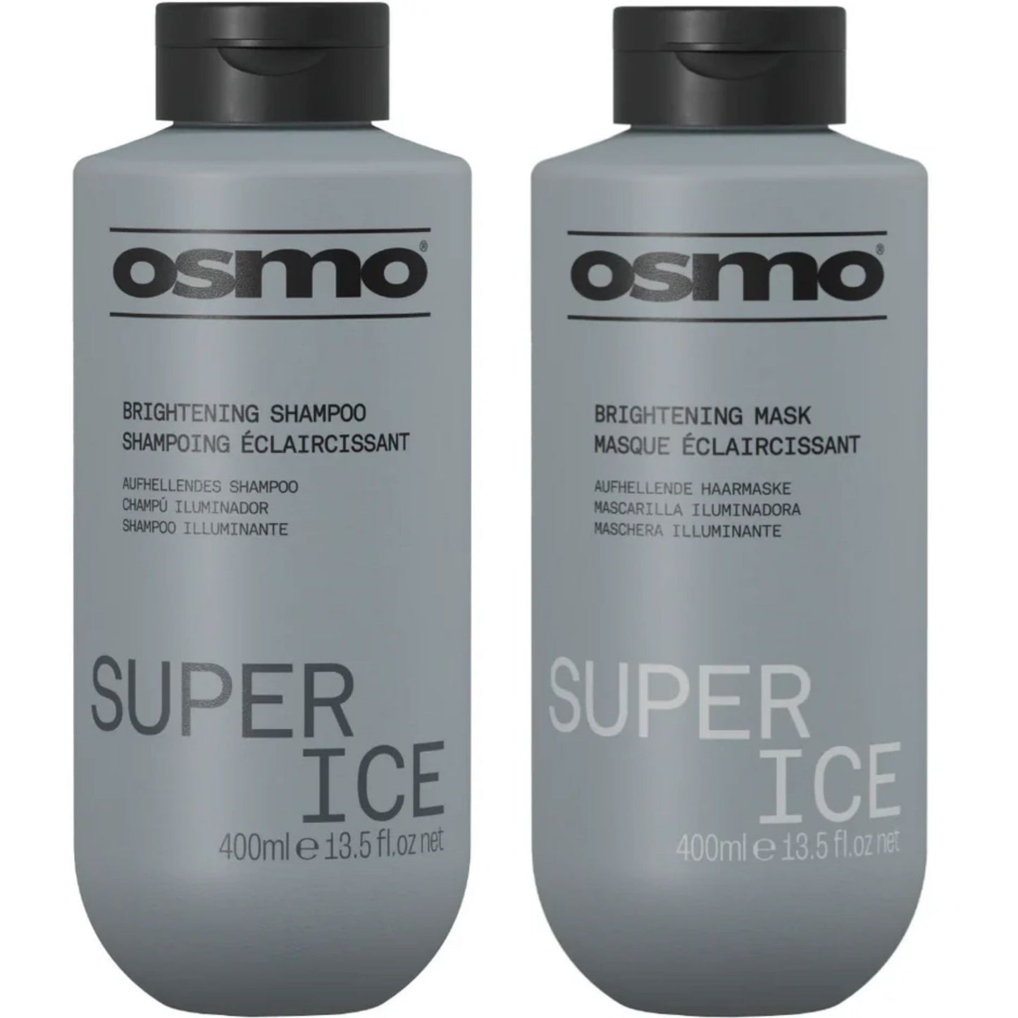 Osmo Super Ice Brightening Shampoo and Mask Duo 400ml blonde toning haircare set