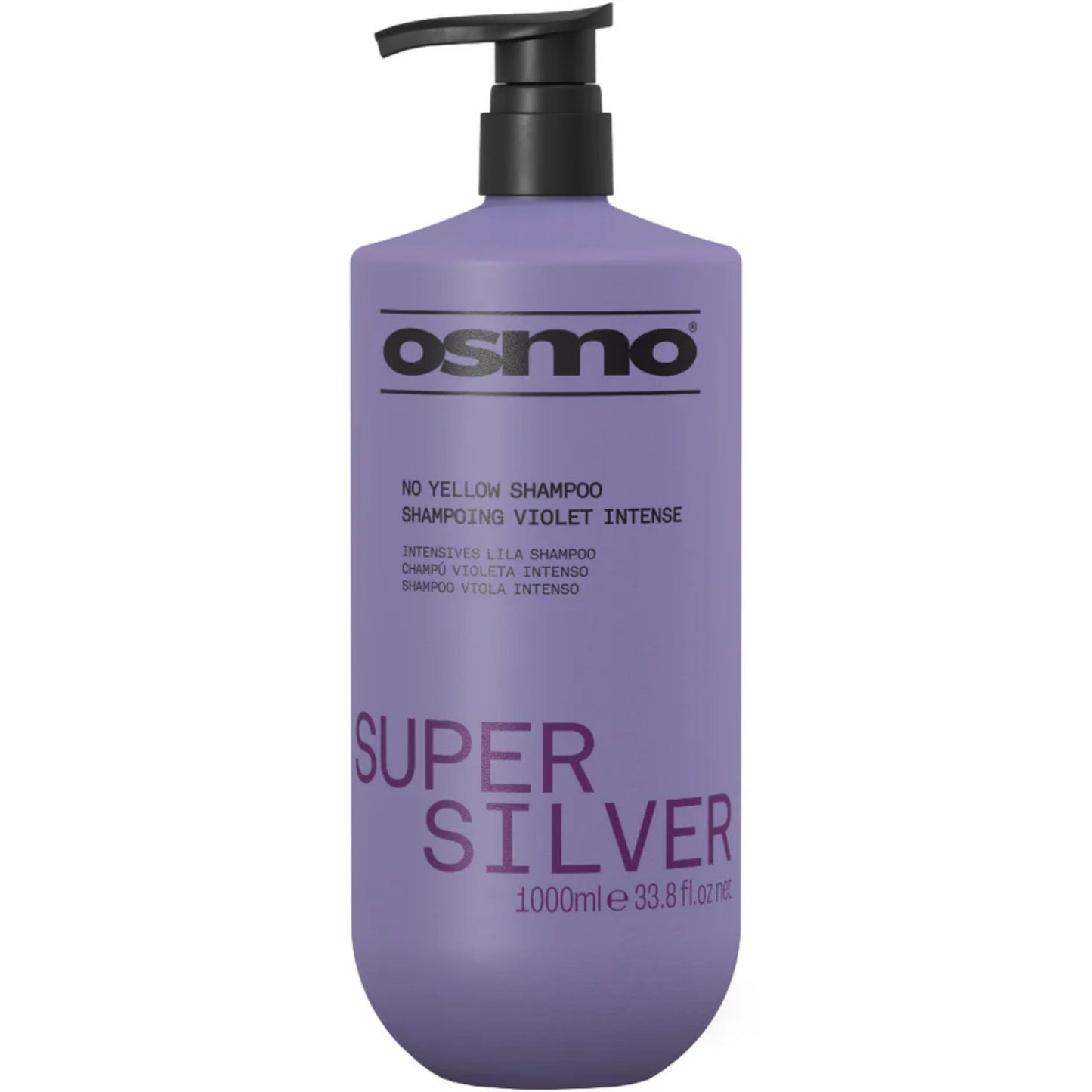 Osmo Super Silver No Yellow Shampoo 1000ml purple shampoo for blonde and grey hair brassiness removal