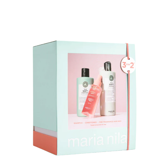 Maria Nila True Soft Beauty Box Gift Set, Maria Nila True Soft Beauty Box, Maria Nila True Soft Gift Set, Maria Nila True Soft, Maria Nila, Maria Nila True Soft Beauty Box Gift Set (Includes Shampoo, Conditioner, Hair Mist)