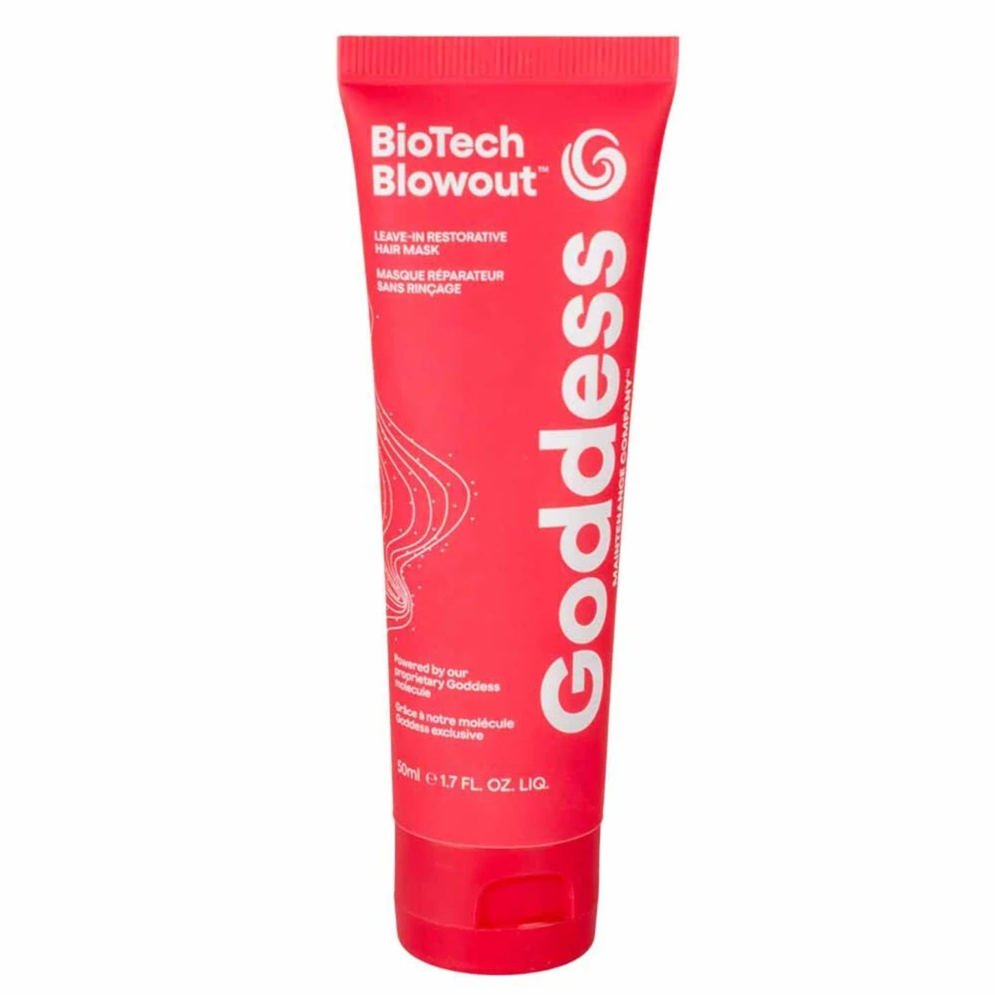 Goddess BioTech Blowout Leave-In Restorative Hair Mask 50ml travel repairing leave in treatment for damaged and dry hair