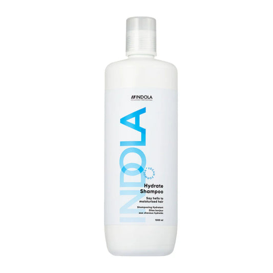 Indola Hydrate Shampoo 1000ml salon size moisturising shampoo for dry and dehydrated hair