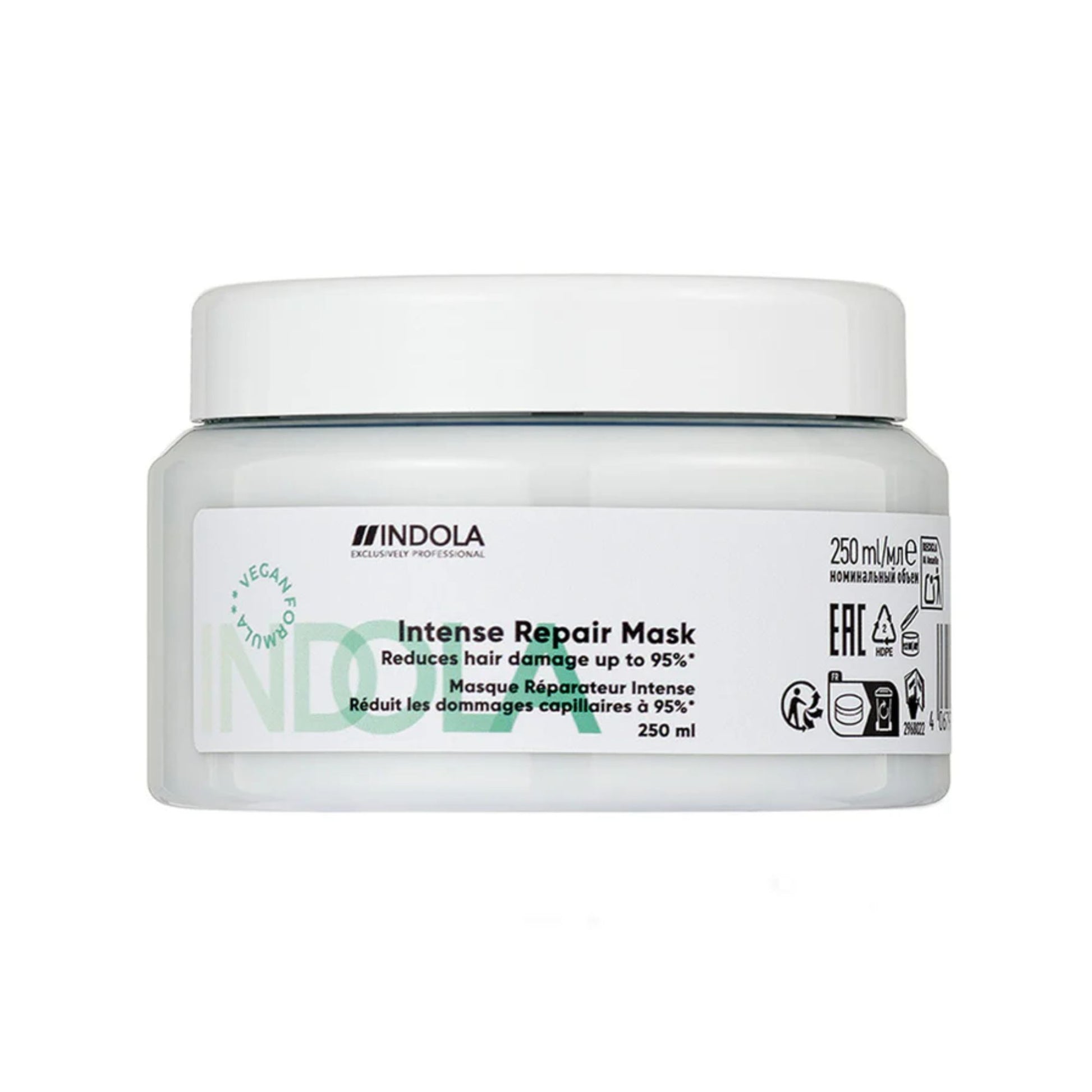 Indola Intense Repair Mask 250ml deep repair hair mask for damaged and dry hair