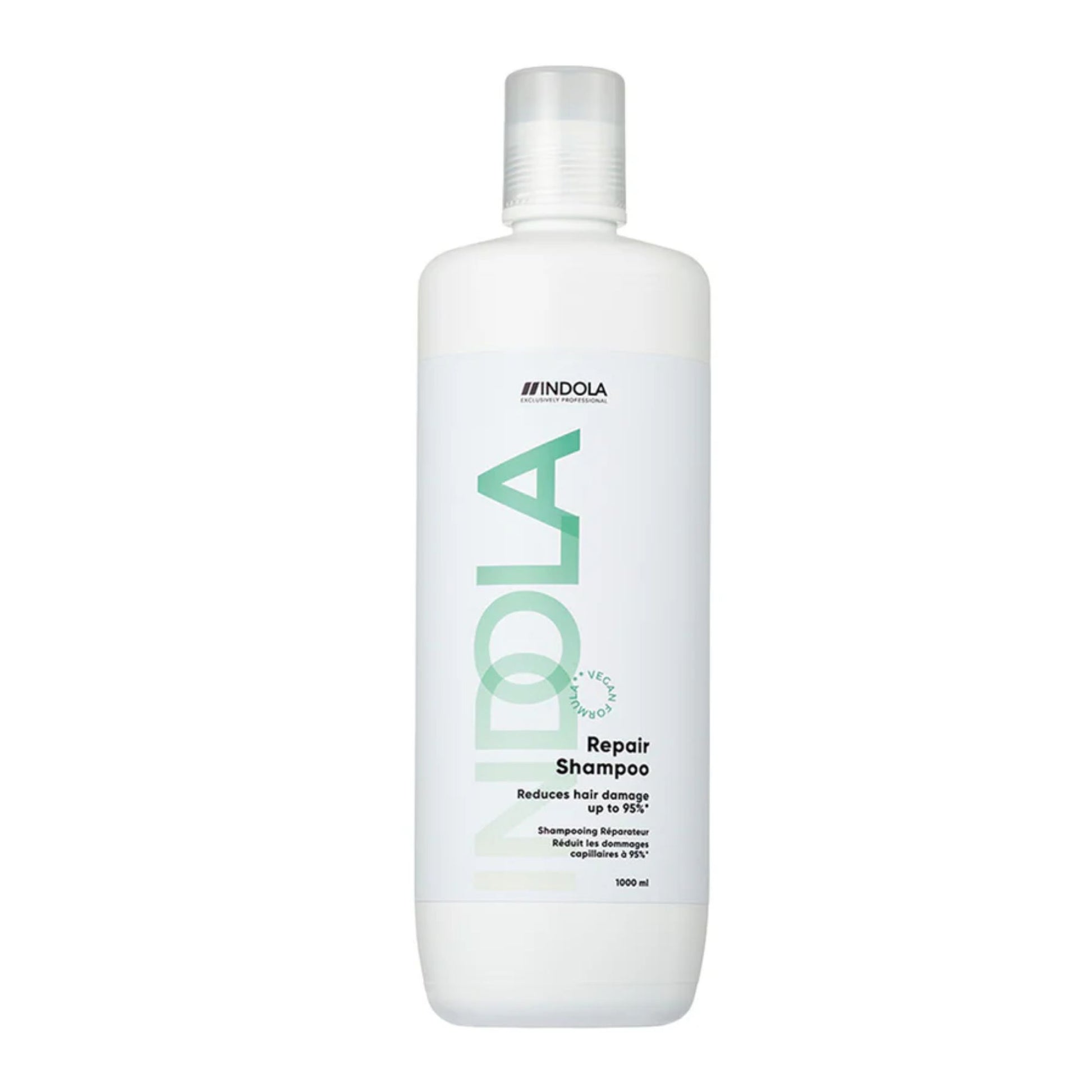 Indola Repair Shampoo 1000ml salon size repairing shampoo for damaged and brittle hair