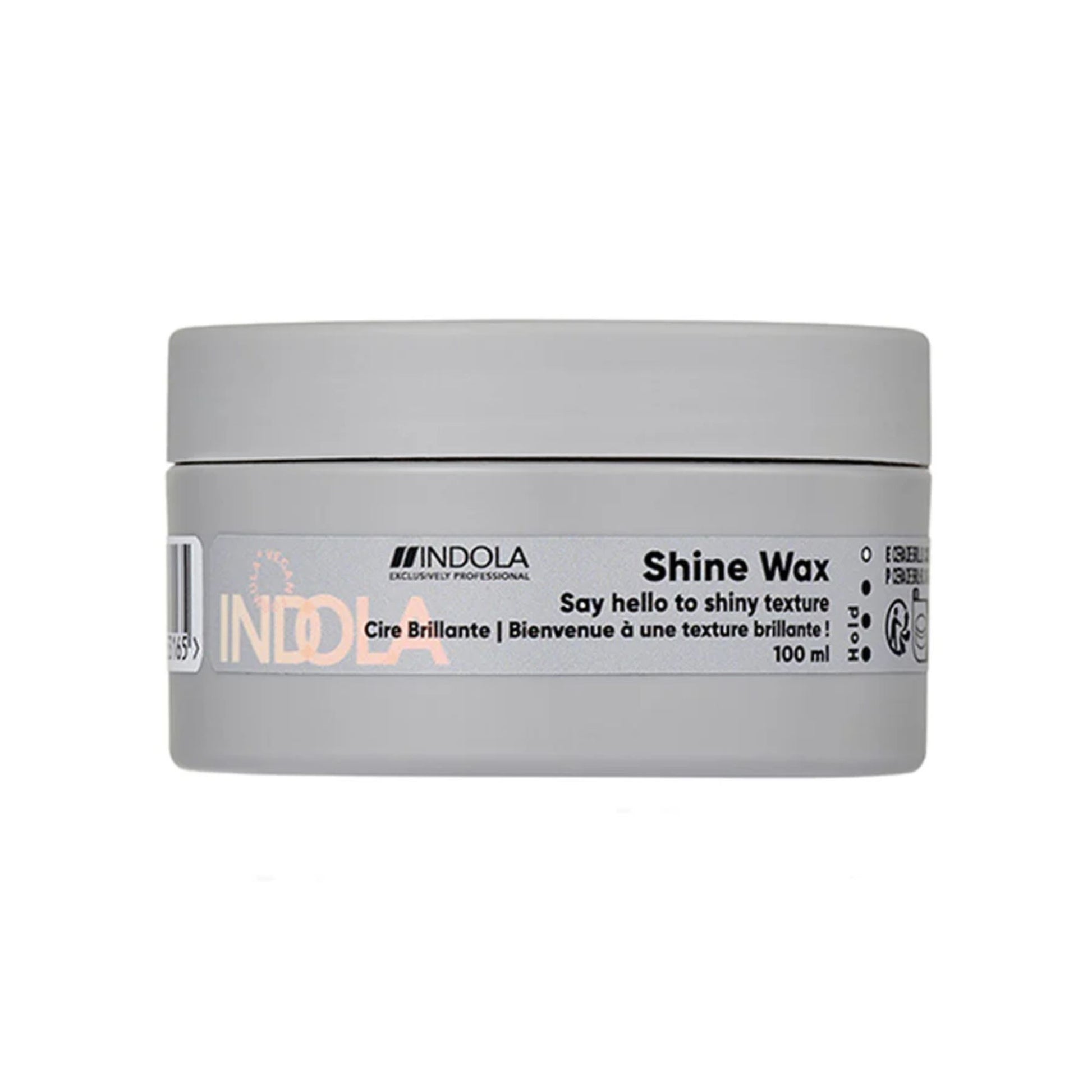 Indola Shine Wax 100ml styling wax for flexible hold and glossy finish
