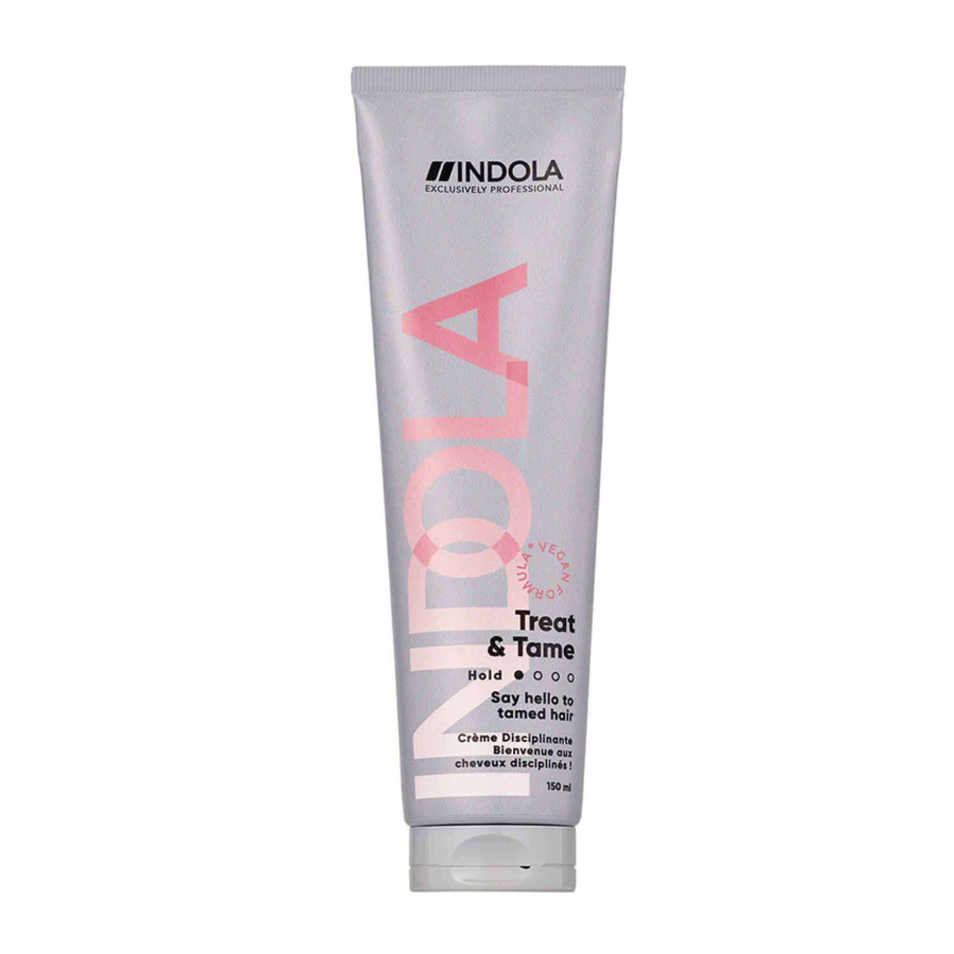 Indola Treat and Tame 150ml smoothing treatment for frizz control and soft hair