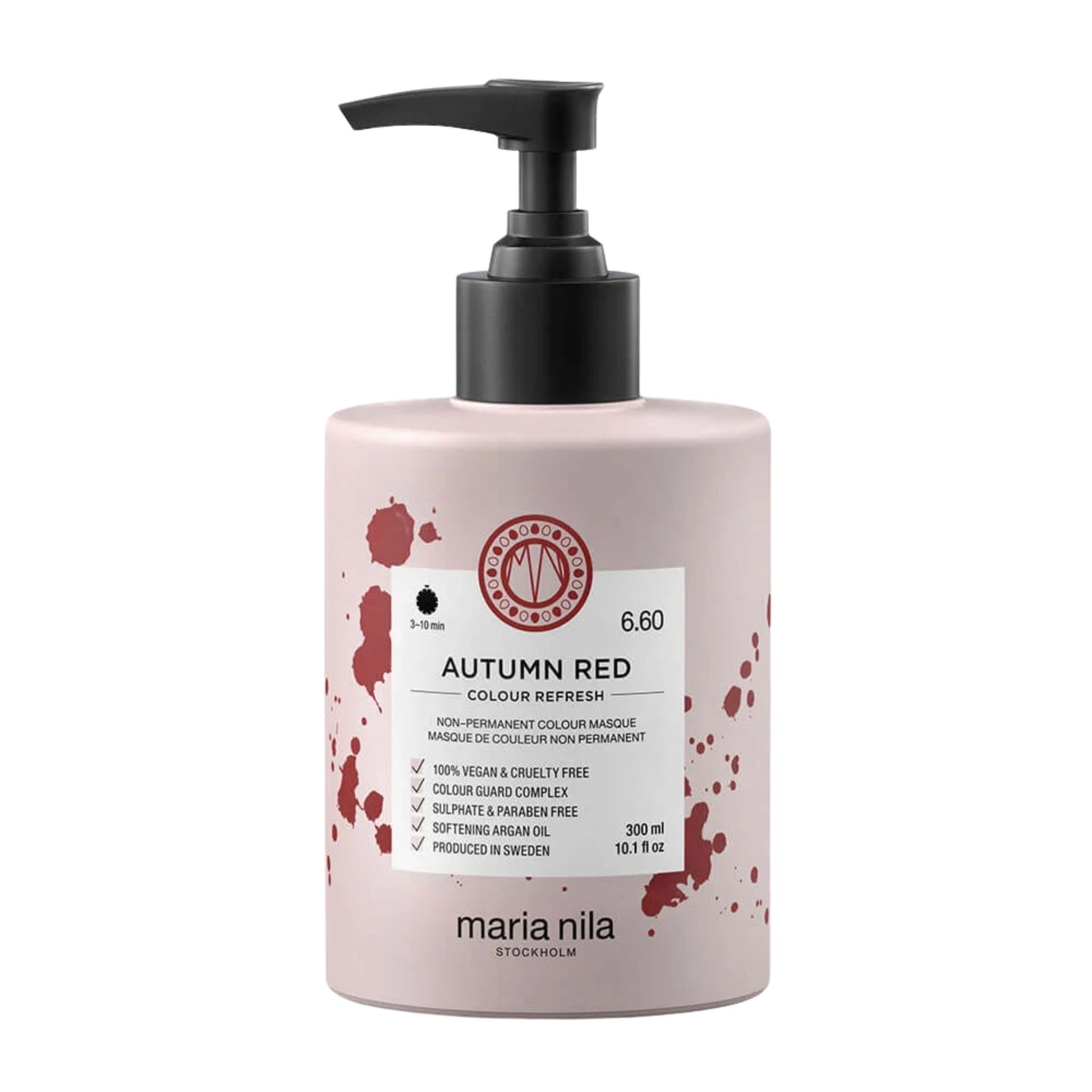 Maria Nila Colour Refresh Autumn Red 300ml red colour depositing hair mask
