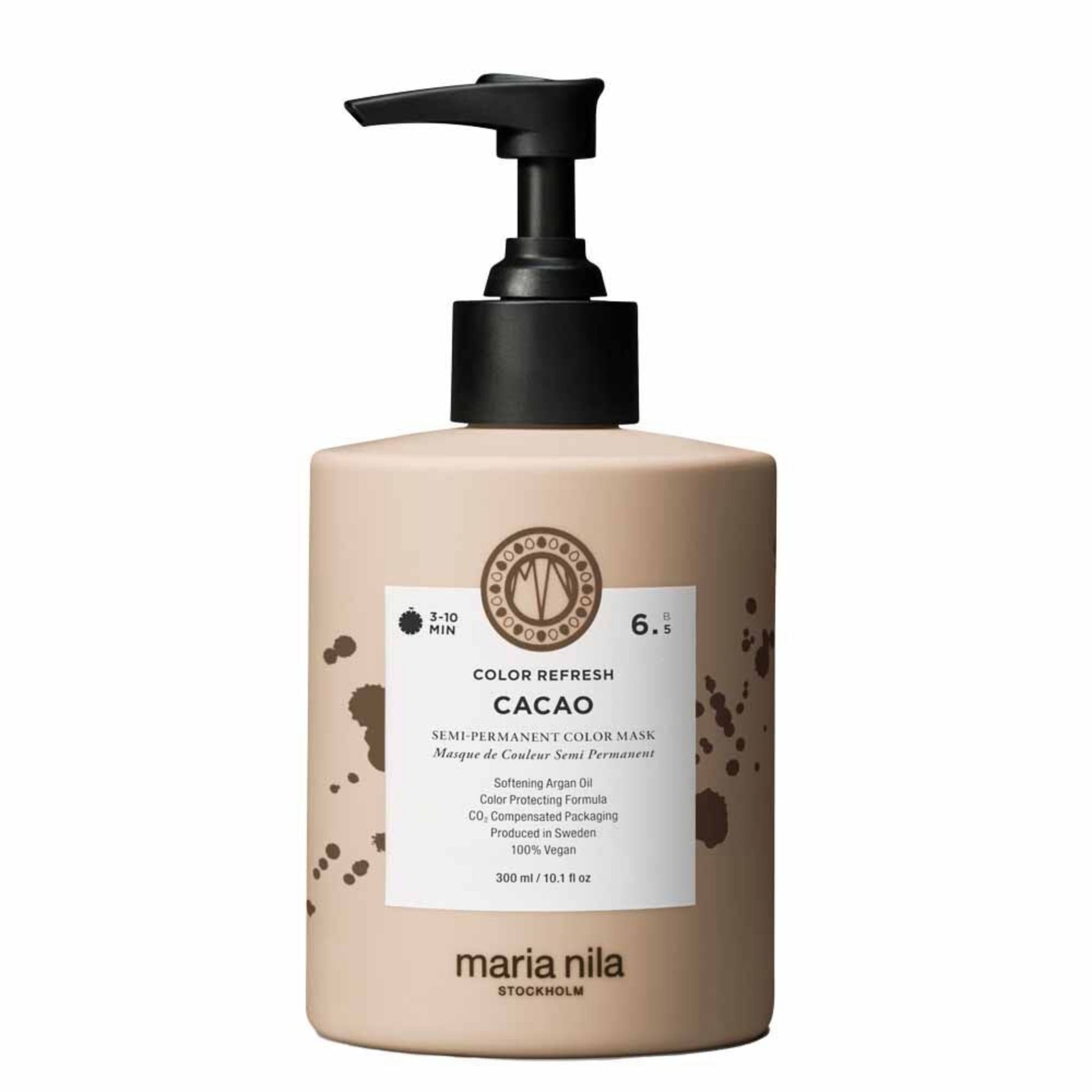 Maria Nila Colour Refresh Cacao 300ml brown colour depositing hair mask