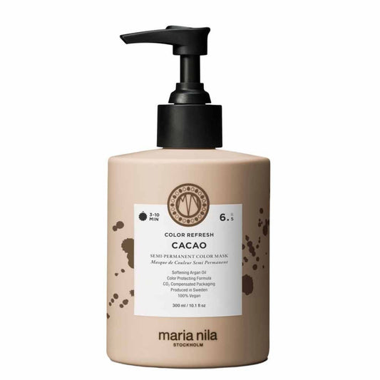 Maria Nila Colour Refresh Cacao 300ml brown colour depositing hair mask