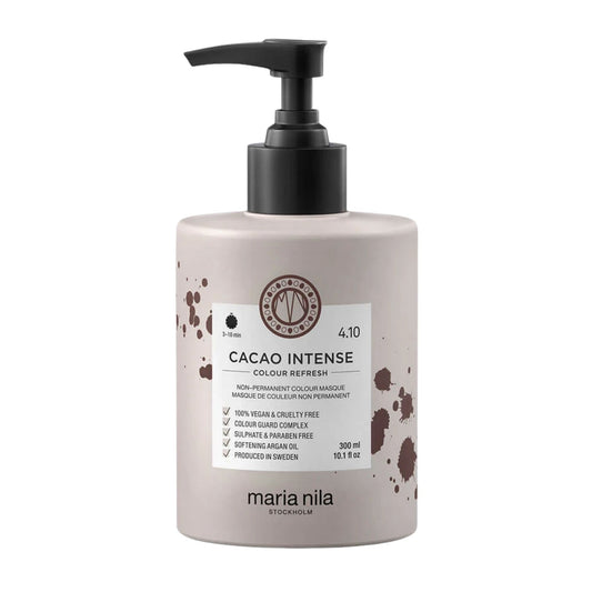 Maria Nila Colour Refresh Cacao Intense 300ml brown colour depositing hair mask