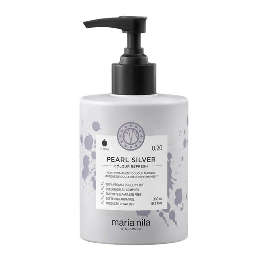 Maria Nila Colour Refresh Pearl Silver 300ml silver toning colour mask