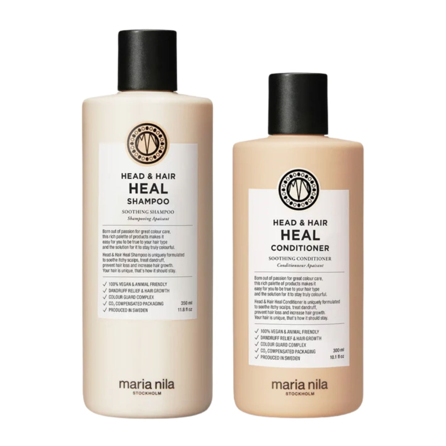 Maria Nila Head & Hair Heal Shampoo 350ml and Conditioner 300ml Duo scalp care hair treatment set