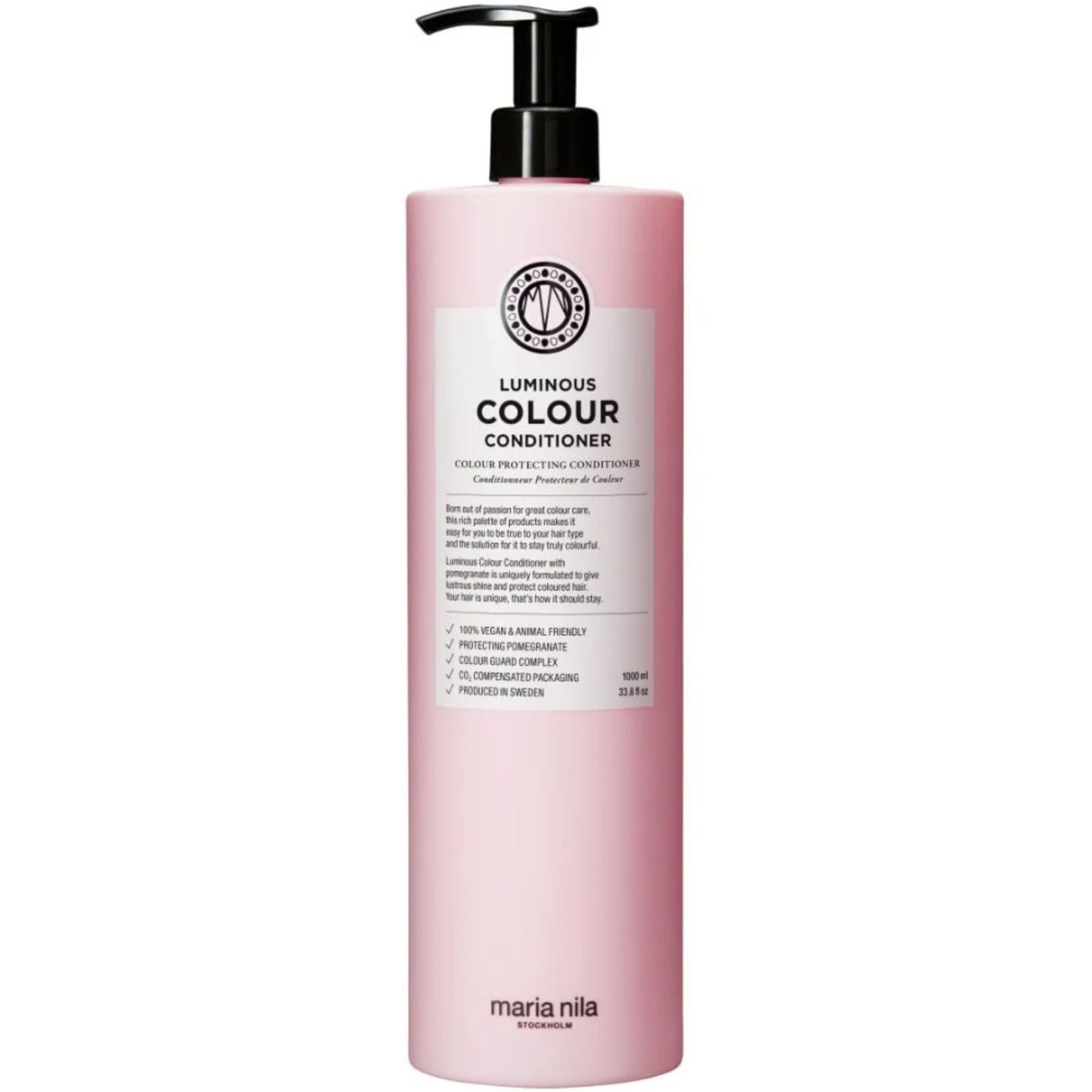 Maria Nila Luminous Colour Conditioner 1000ml salon size colour protecting conditioner for dyed hair