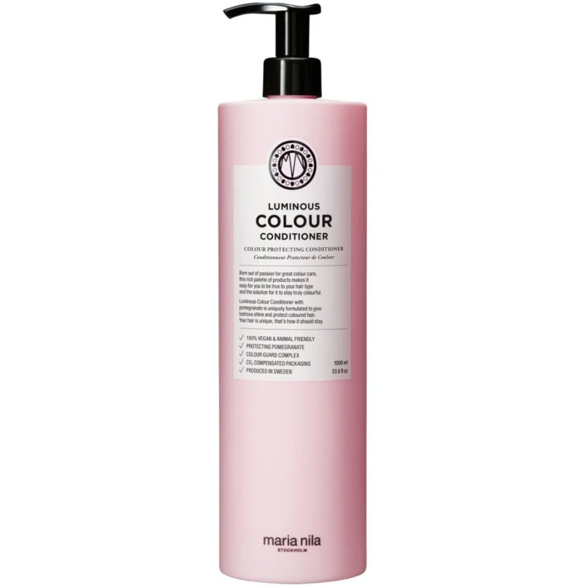 Maria Nila Luminous Colour Conditioner 1000ml salon size colour protecting conditioner for dyed hair
