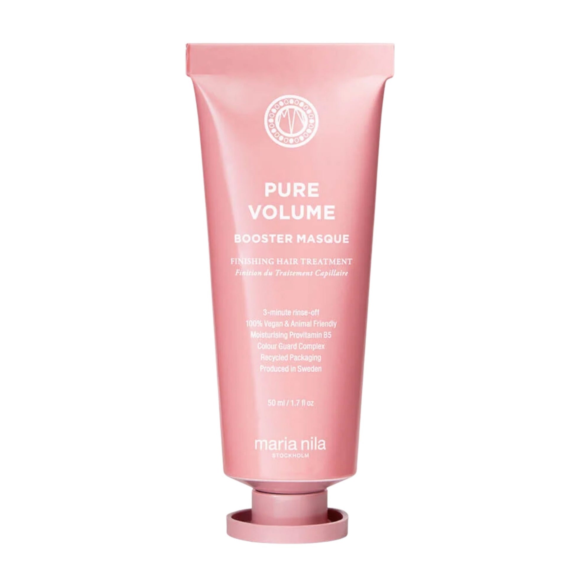 Maria Nila Pure Volume Booster Masque 50ml volumising hair mask for fine and flat hair
