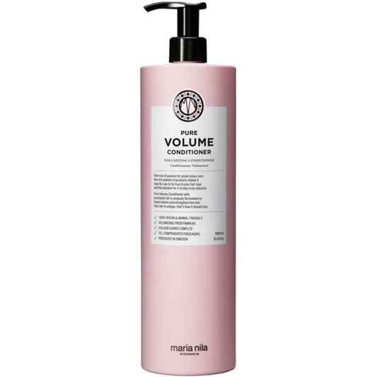 Maria Nila Pure Volume Conditioner 1000ml salon size volumising conditioner for fine hair