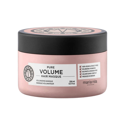Maria Nila Pure Volume Hair Masque 250ml lightweight volumising treatment mask for fine hair