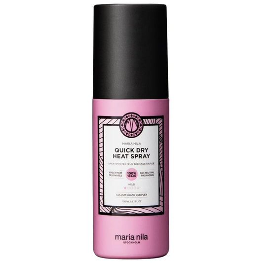 Maria Nila Quick Dry Heat Spray 150ml heat protection spray for blow drying and styling tools
