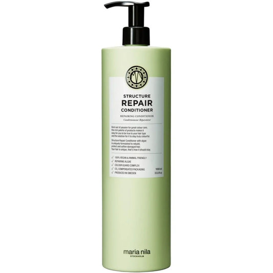 Maria Nila Structure Repair Conditioner 1000ml salon size repairing conditioner for damaged hair
