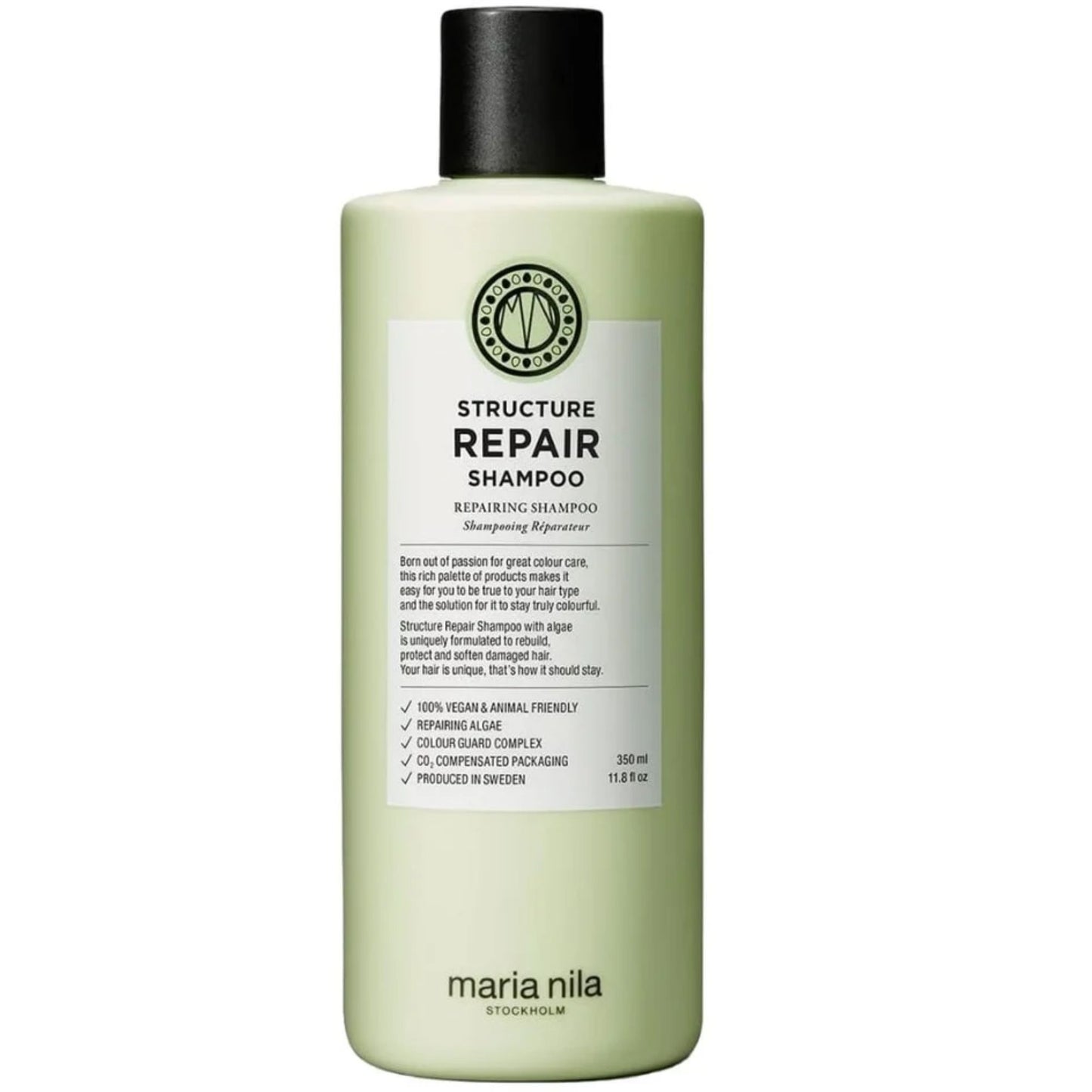 Maria Nila Structure Repair Shampoo 350ml repairing shampoo for dry and damaged hair