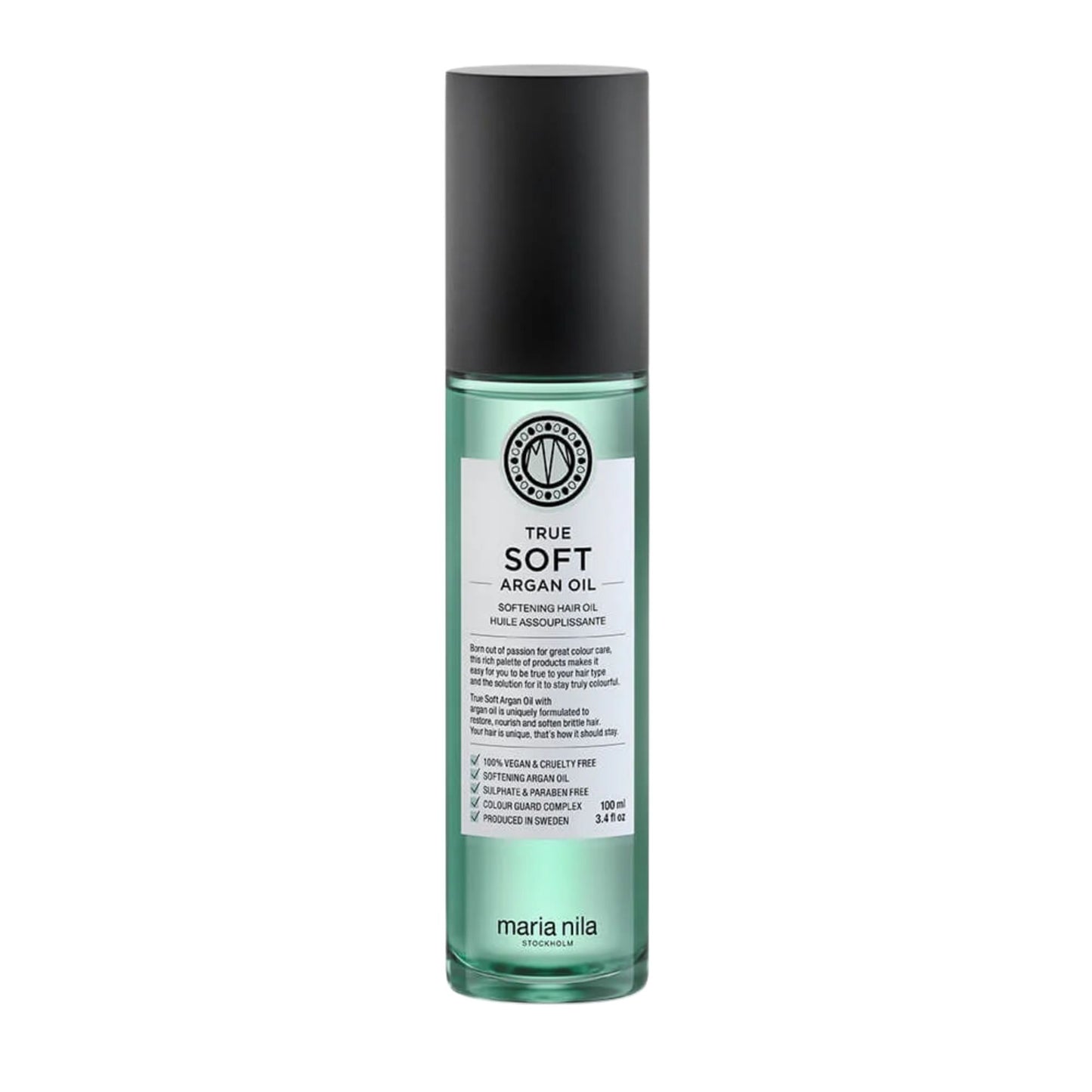 Maria Nila True Soft Argan Oil 100ml smoothing hair oil for dry and frizzy hair
