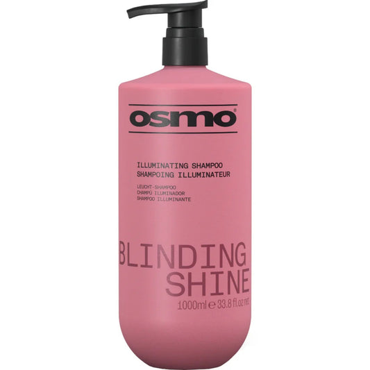 Osmo Blinding Shine Shampoo 1000ml salon-size shampoo for glossy, smooth, and healthy hair