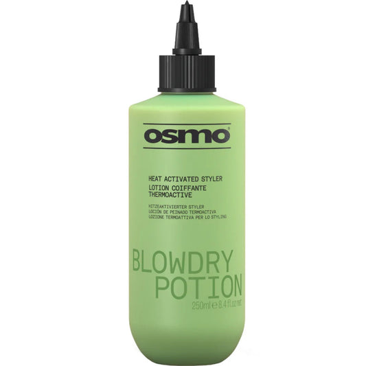 Osmo Blowdry Potion 250ml heat protectant styling lotion for smooth, glossy, and frizz-free hair