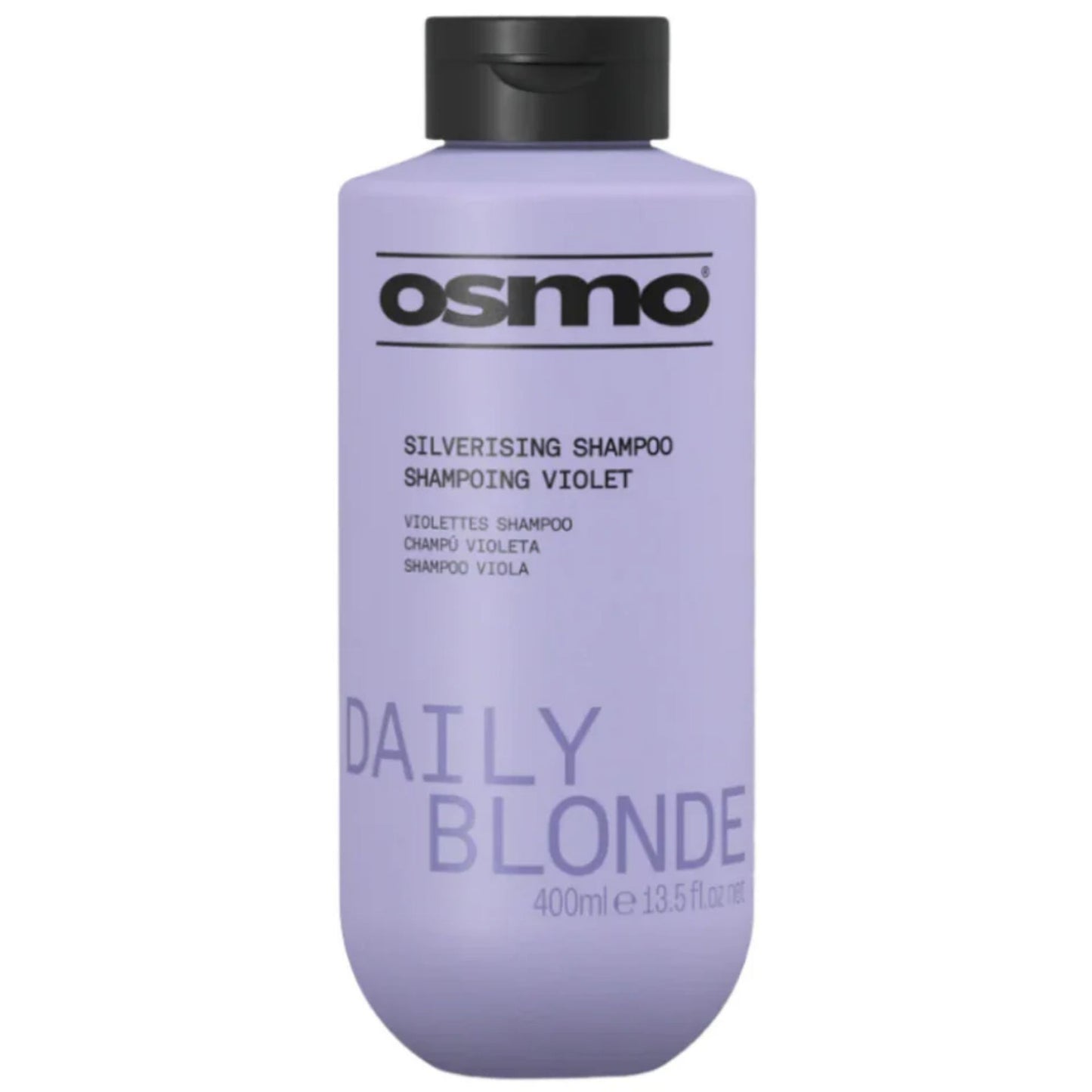 Osmo Daily Blonde Silverising Shampoo 400ml purple shampoo for toning blonde and grey hair