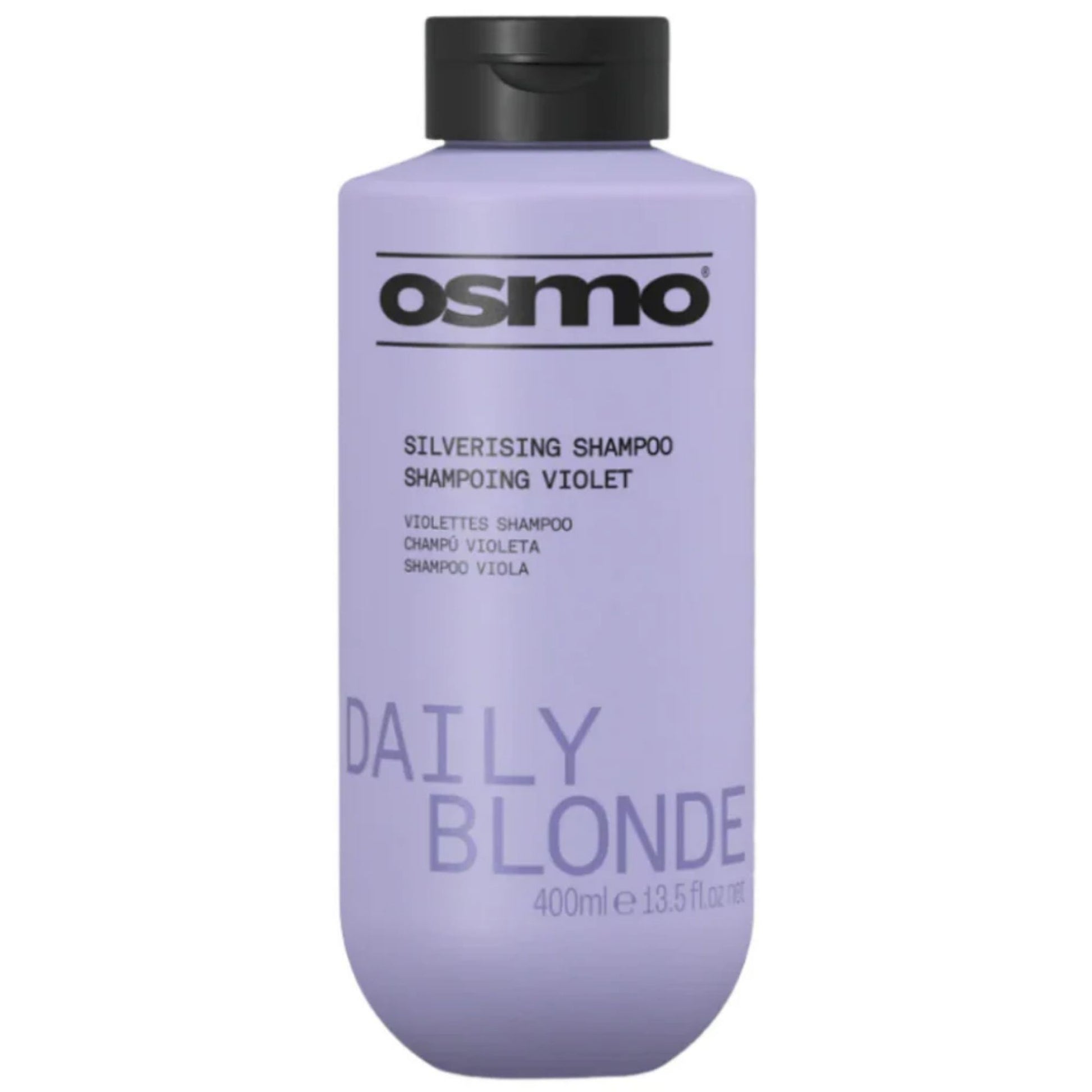 Osmo Daily Blonde Silverising Shampoo 400ml purple shampoo for toning blonde and grey hair