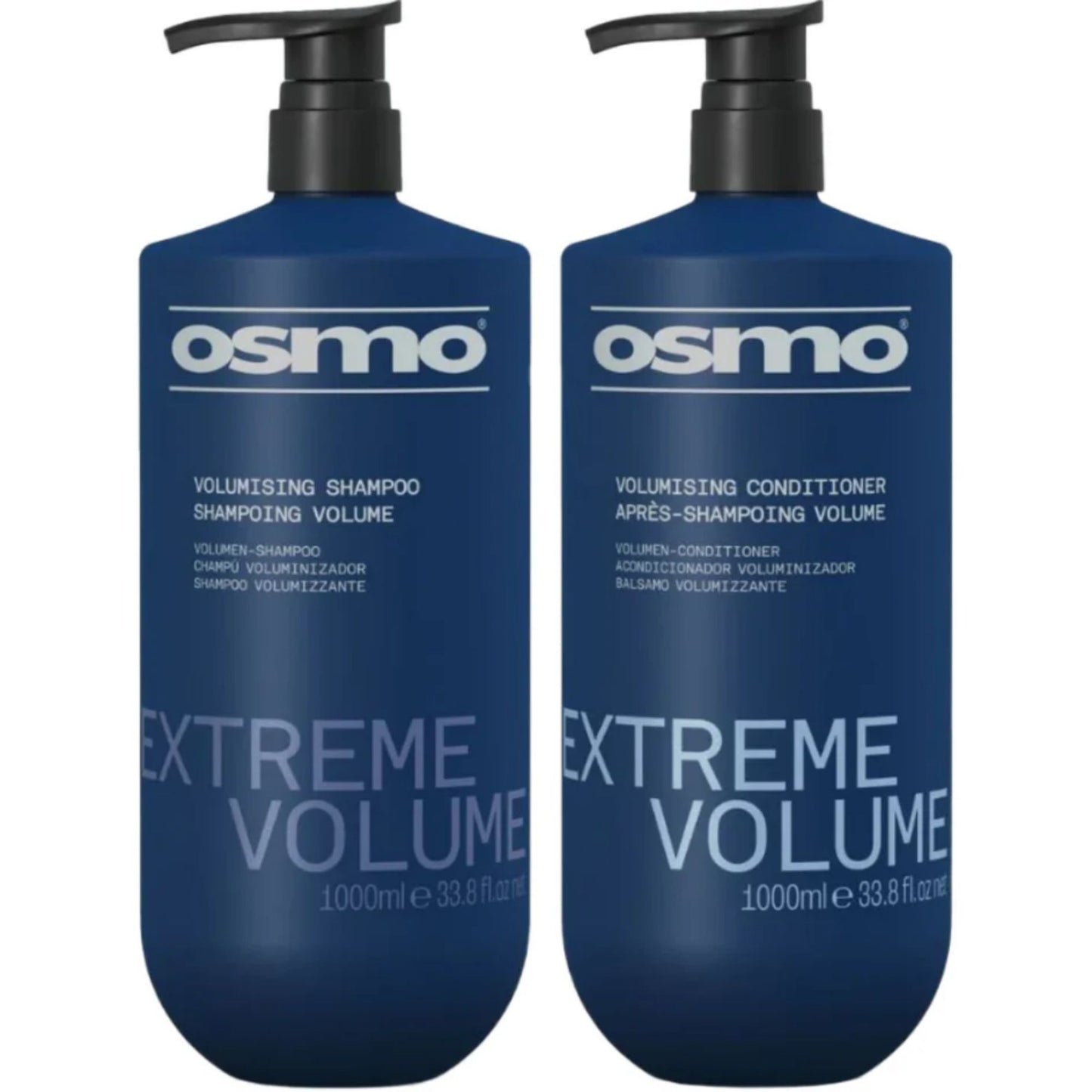 Osmo Extreme Volume Shampoo and Conditioner Duo 1000ml volumising haircare set for fine hair