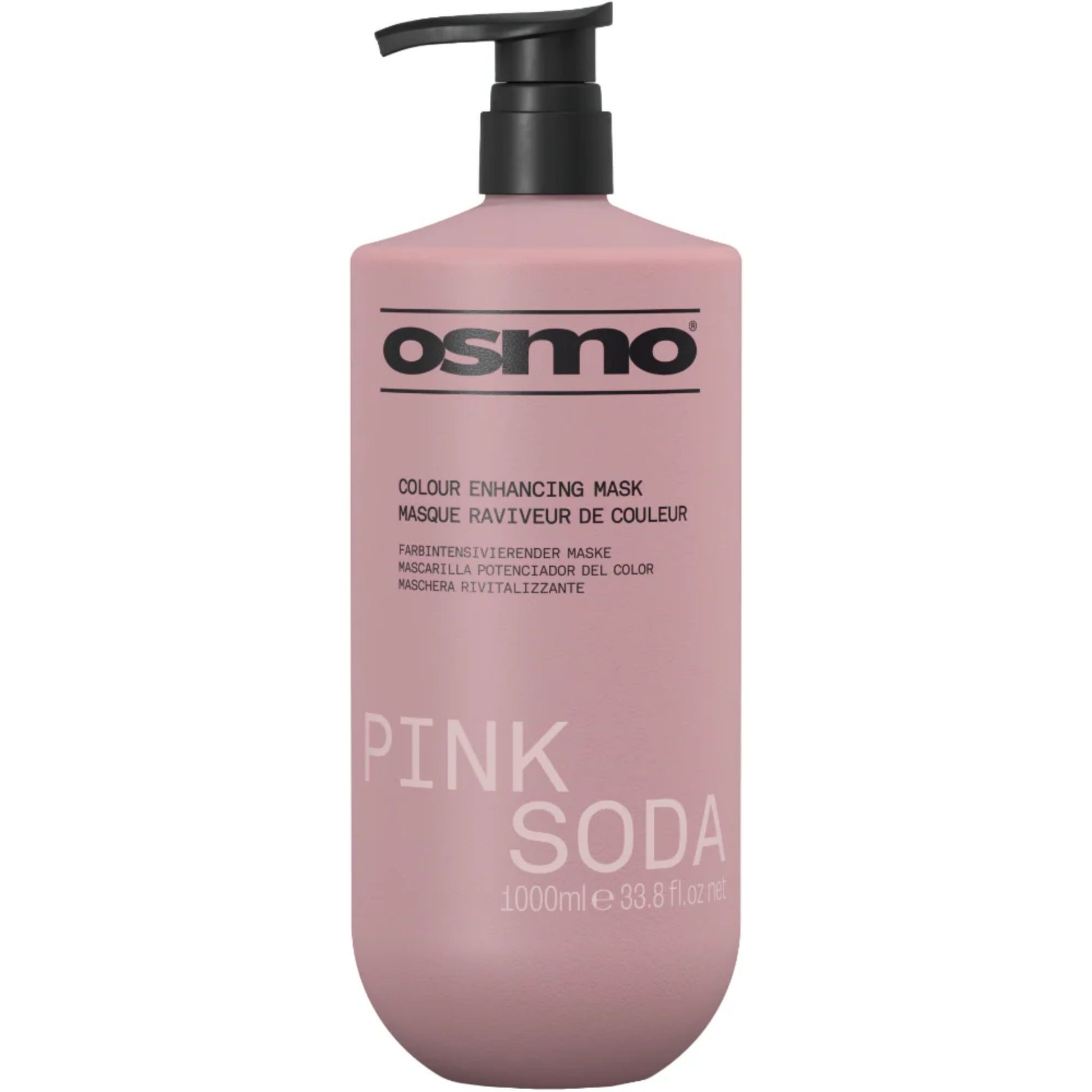 Osmo Pink Soda Colour Enhancing Mask 1000ml colour enhancing hair mask for vibrant colour-treated hair