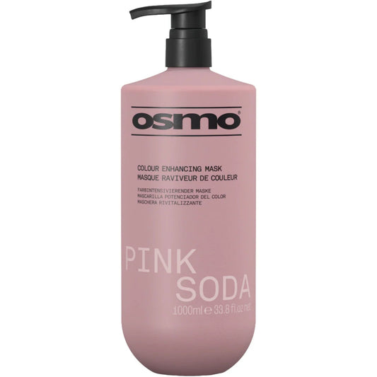 Osmo Pink Soda Colour Enhancing Mask 1000ml colour enhancing hair mask for vibrant colour-treated hair