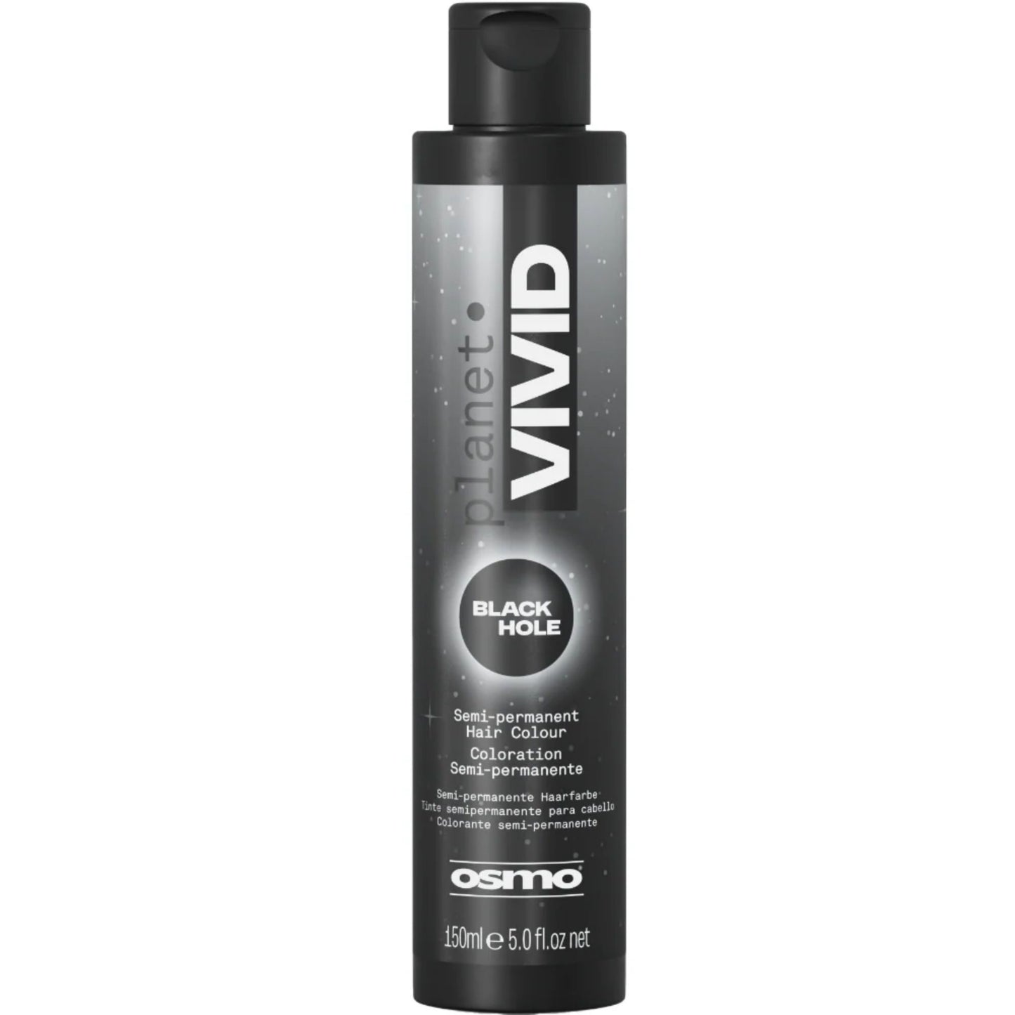 Osmo Planet Vivid Black Hole 150ml semi-permanent intense black hair colour dye