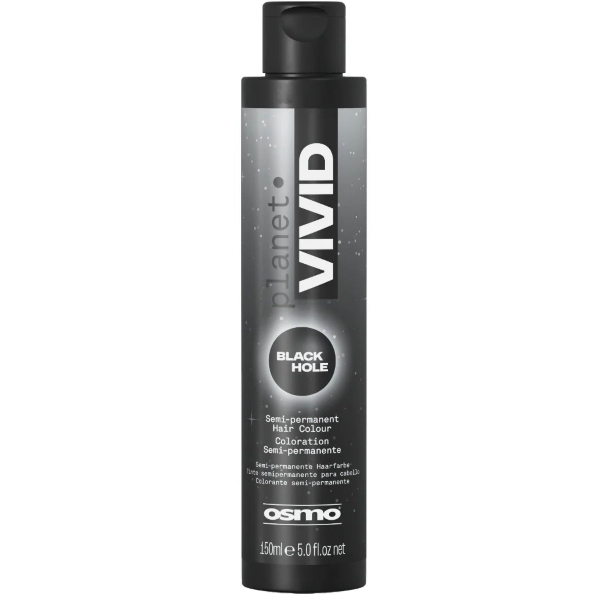 Osmo Planet Vivid Black Hole 150ml semi-permanent intense black hair colour dye