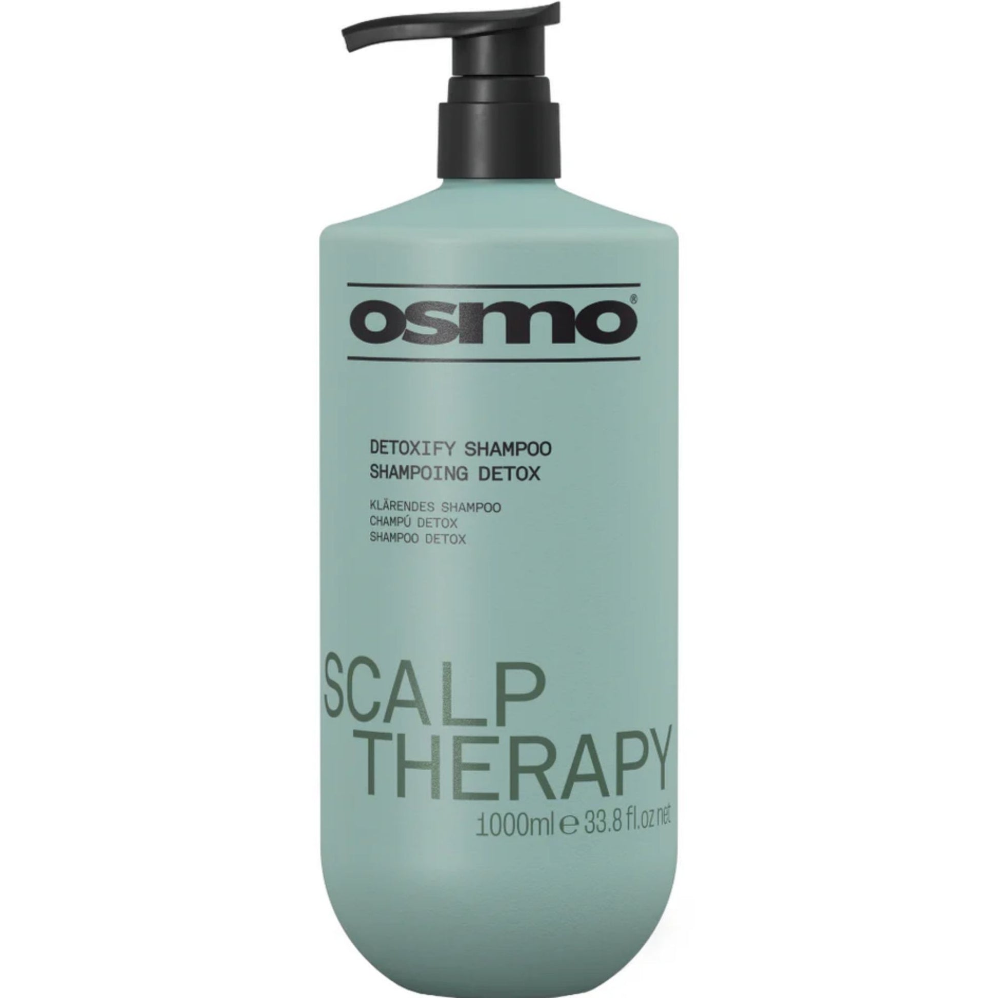 Osmo Scalp Therapy Detoxify Shampoo 1000ml clarifying shampoo for scalp cleansing and buildup removal
