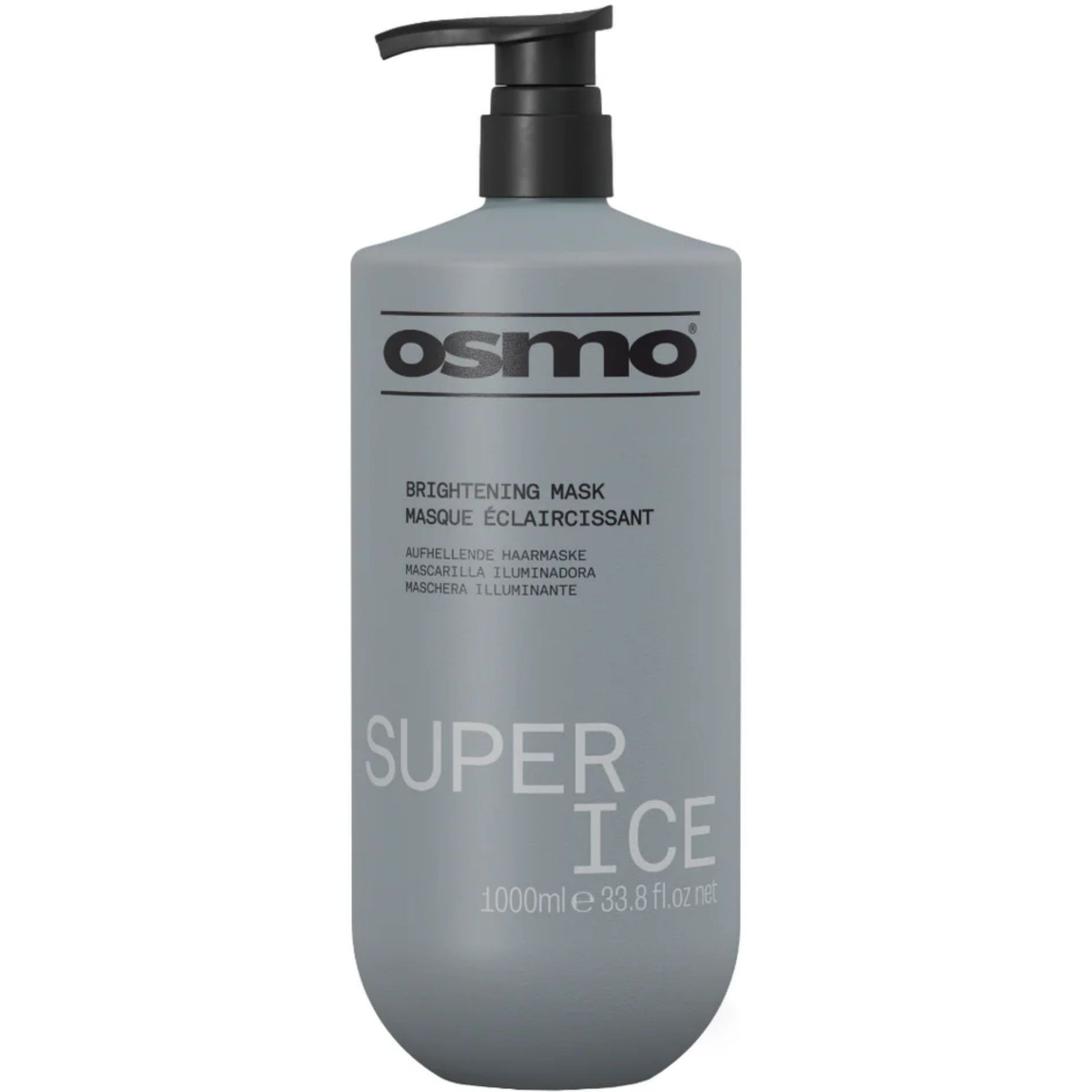 Osmo Super Ice Brightening Mask 1000ml silver toning hair mask for blonde and grey hair