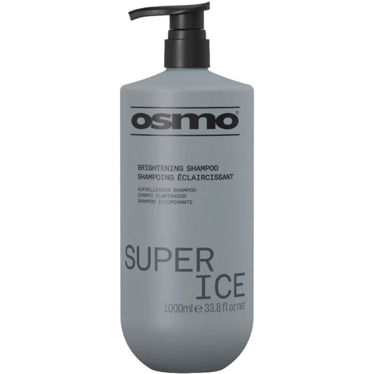 Osmo Super Ice Brightening Shampoo 1000ml silver toning shampoo for blonde and grey hair
