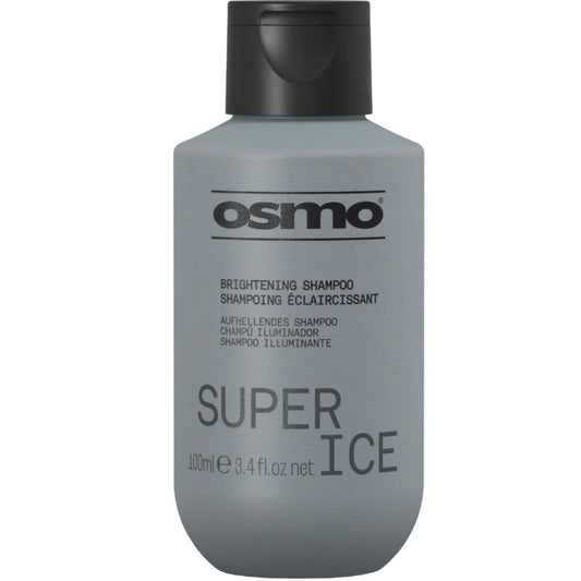 Osmo Super Ice Brightening Shampoo 100ml travel silver shampoo for blonde and grey hair