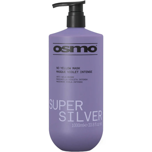 Osmo Super Silver No Yellow Mask 1000ml purple toning hair mask for blonde and grey hair brassiness removal