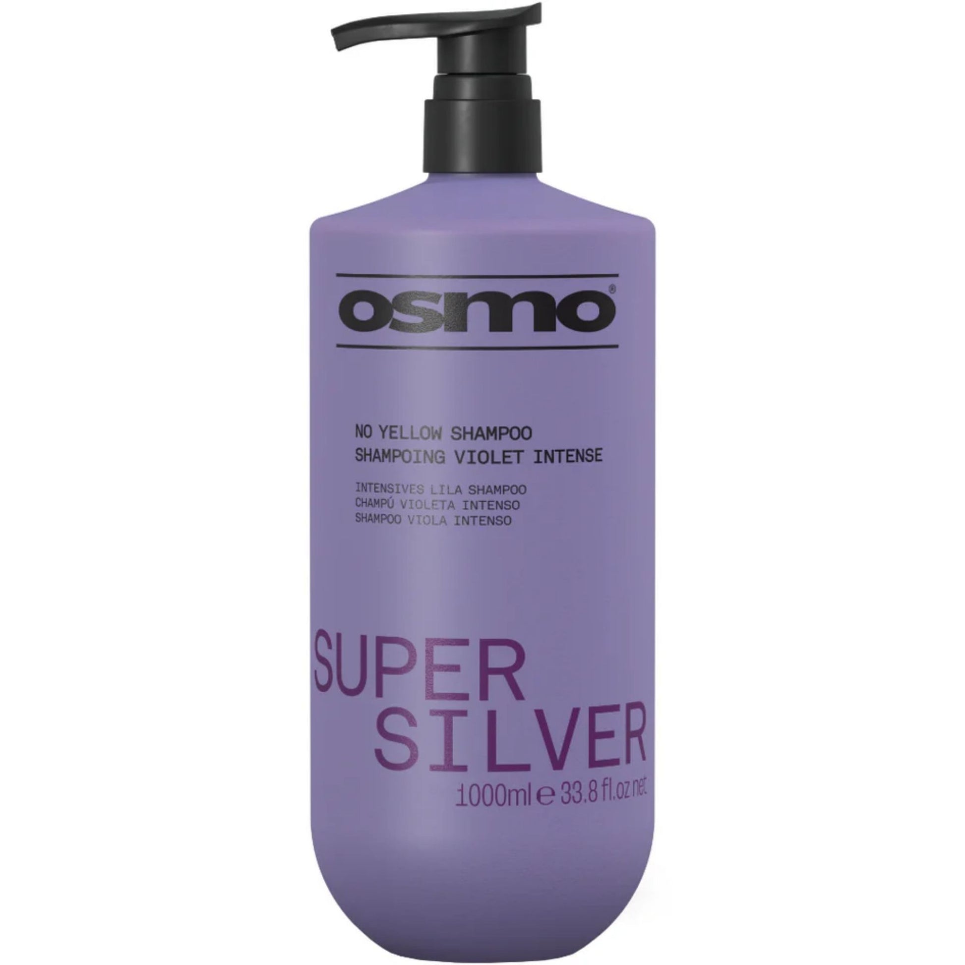 Osmo Super Silver No Yellow Shampoo 1000ml purple shampoo for blonde and grey hair brassiness removal