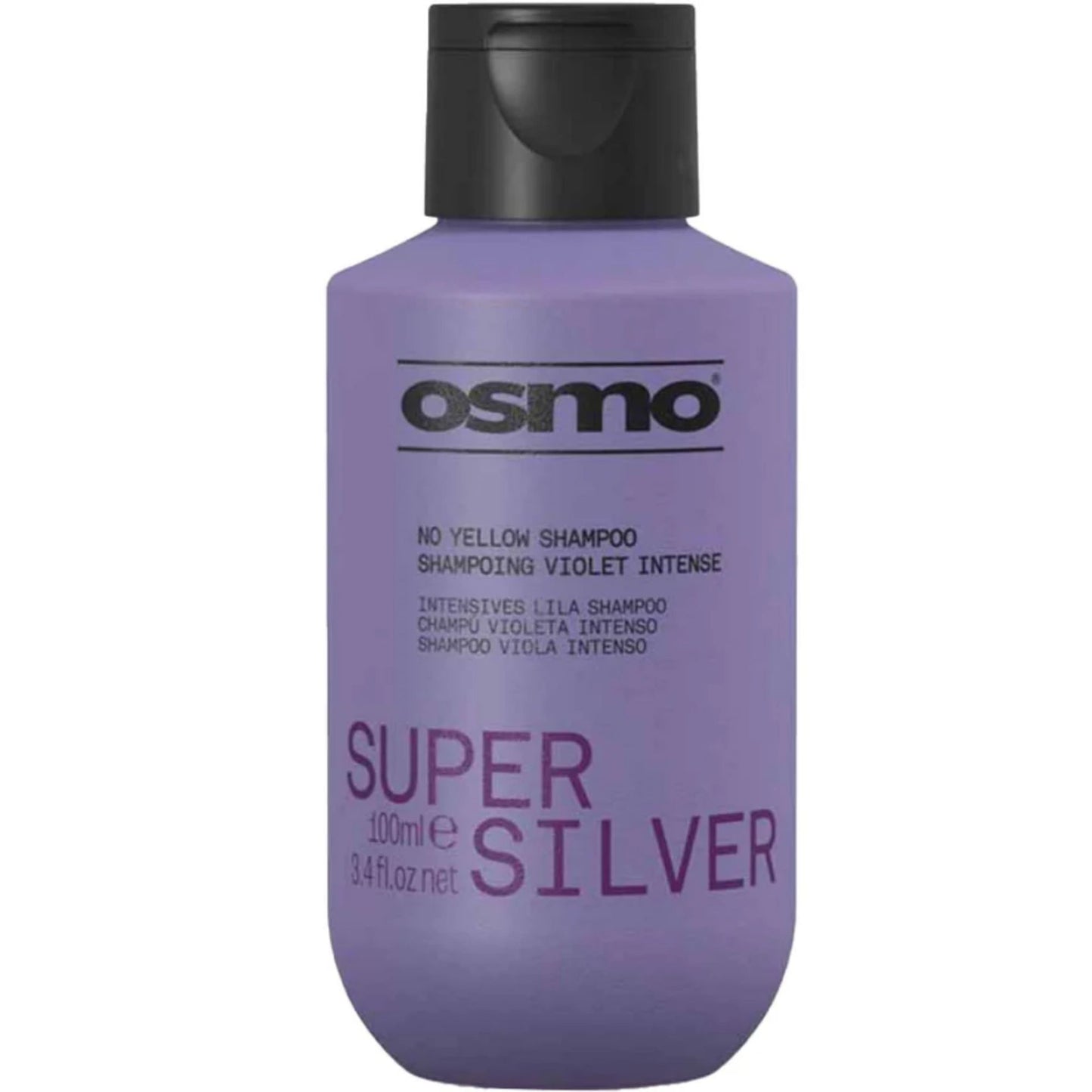 Osmo Super Silver No Yellow Shampoo 100ml travel purple shampoo for blonde hair brassiness removal